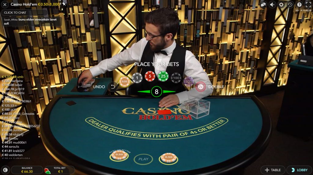 Live Casino Hold’em evolution