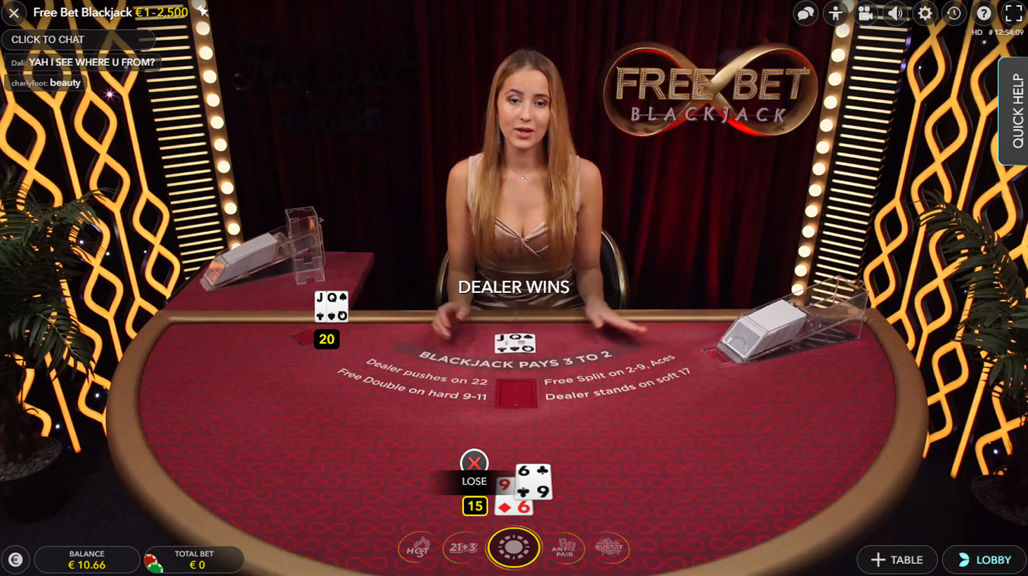 Free Bets 21 Casino Online