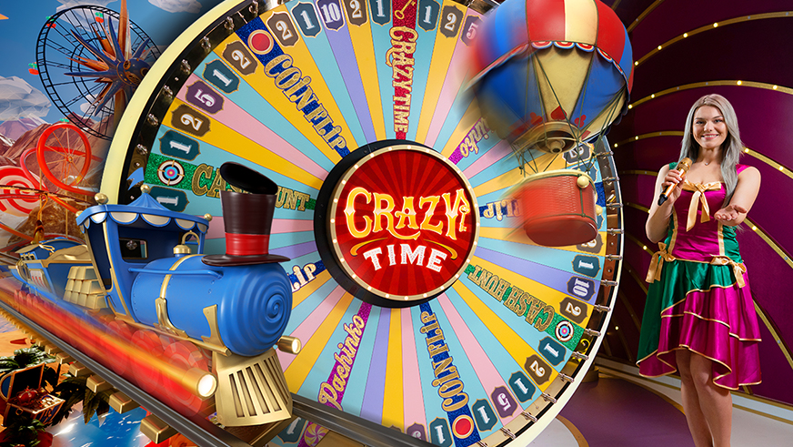 Crazy Time wheel