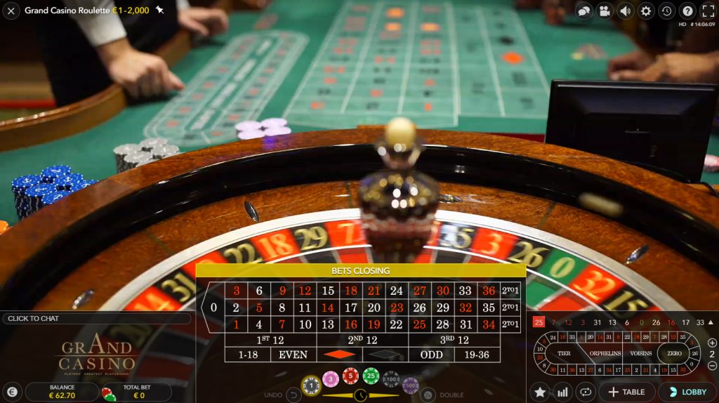 Dual Play Roulette casino