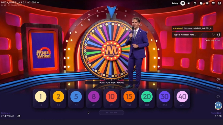 mega wheel casino