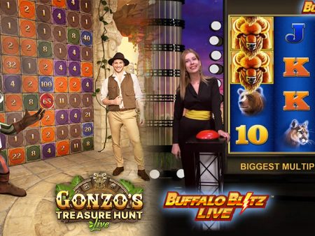 Gonzo’s Treasure Hunt & Buffalo Blitz Live vergeleken