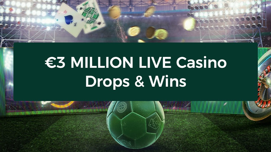 €3 Million for Grabs in Mr Green’s Live Casino Drops & Wins Promo