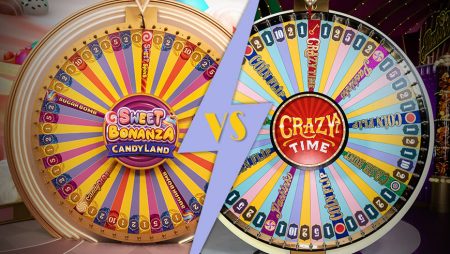 Battle of Lucky Wheels: Sweet Bonanza CandyLand vs Crazy Time
