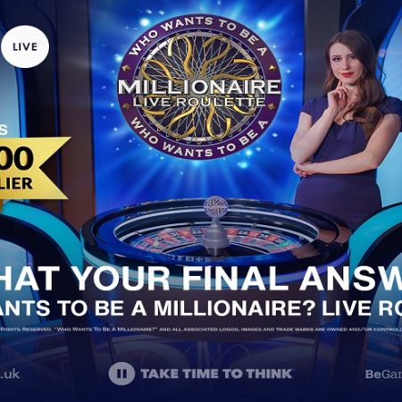 Who Wants to Be a Millionaire? Live Roulette Has Been Launched by Playtech!