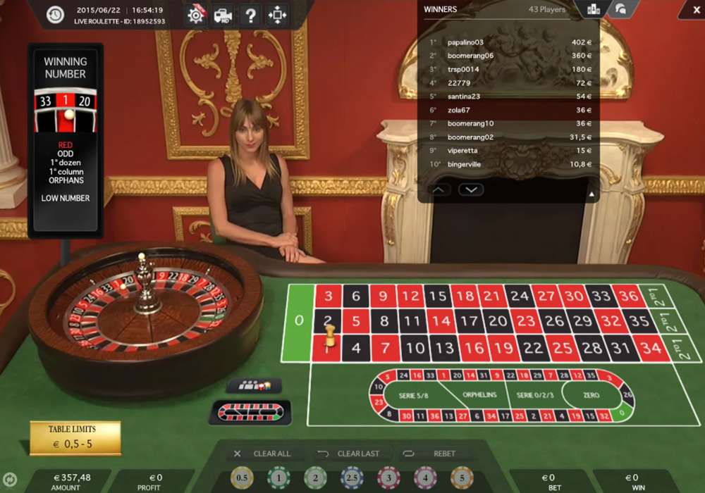 MediaLive Casino gameplay