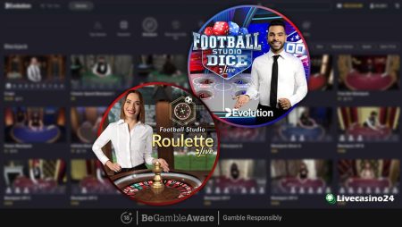 Best Evolution Football-Themed Games: Football Studio Dice & Football Studio Roulette