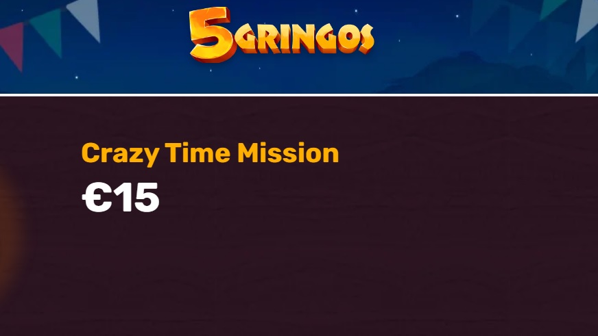 5Gringos Casino Is Putting You on a Crazy Time Mission