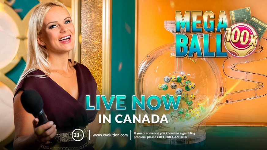 Evolution’s Mega Ball Goes Live in Canada Thanks to BCLC Deal