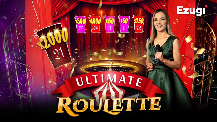 Ezugi Goes Live with Its First Gameshow, Ultimate Roulette