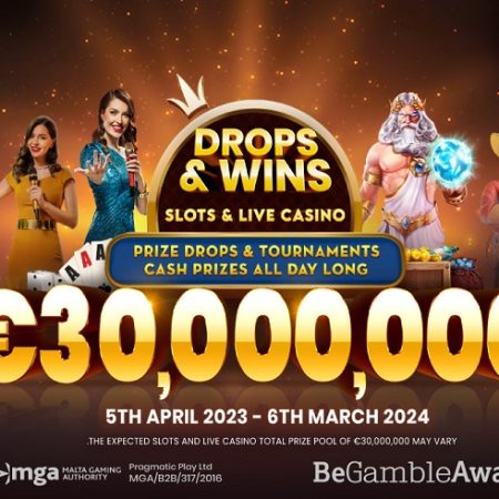 Pragmatic Play Increases the Prize Pool of Drops & Wins to €30,000,000!