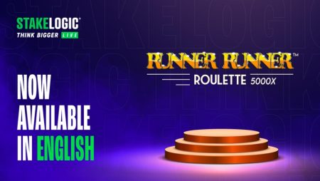 Stakelogic Announces that Its Runner Runner Roulette 5000X Is Now Available in English!
