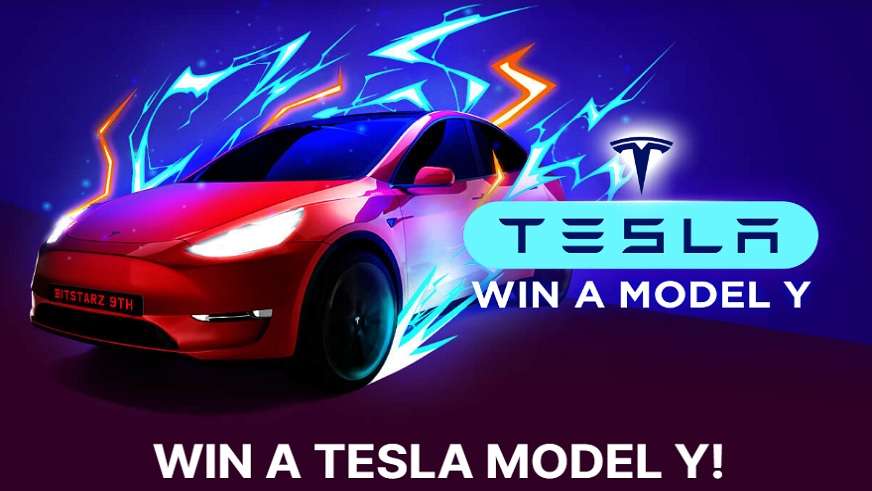 Join the Tesla Giveaway at BitStarz Casino!