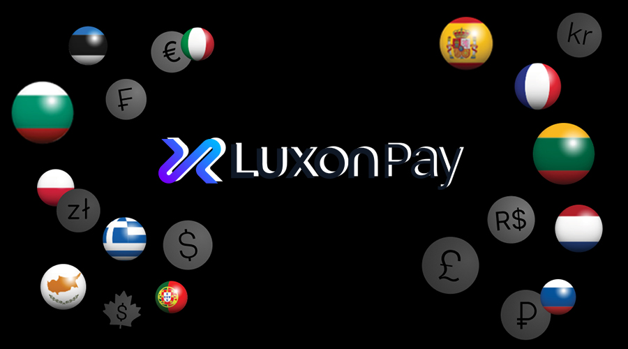 Luxon Pay is available for many currencies