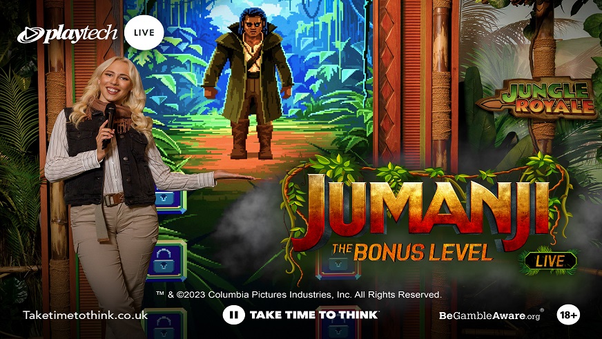 Playtech’s New Live Casino Gameshow Jumanji: The Bonus Level Hits Casinos