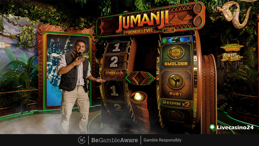 Prepare for a Truly Cinematic Experience in Playtech’s Jumanji: The Bonus Level Live