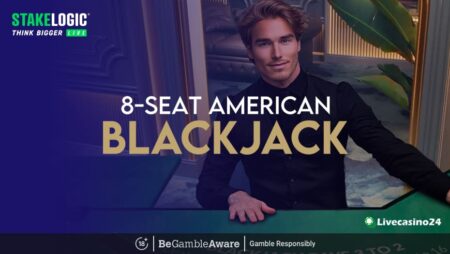 Stakelogic Live Premiers 8-Seat American Blackjack