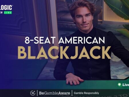 Stakelogic Live Premiers 8-Seat American Blackjack