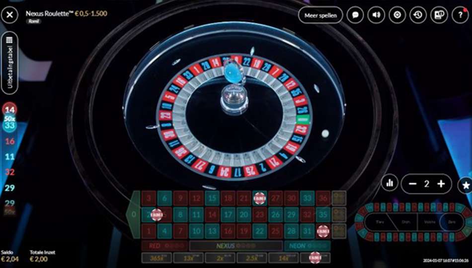 roleta da nexus roulette