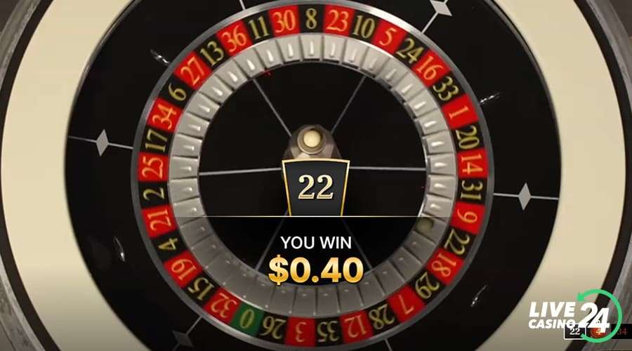 Sexto passo para jogar o jogo de cassino ao vivo Fireball Roulette