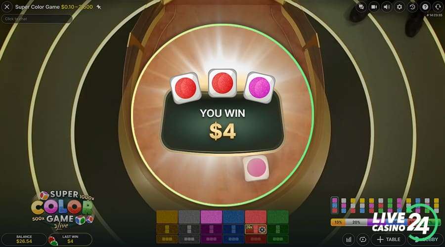 Quinto passo para jogar Super Color Game