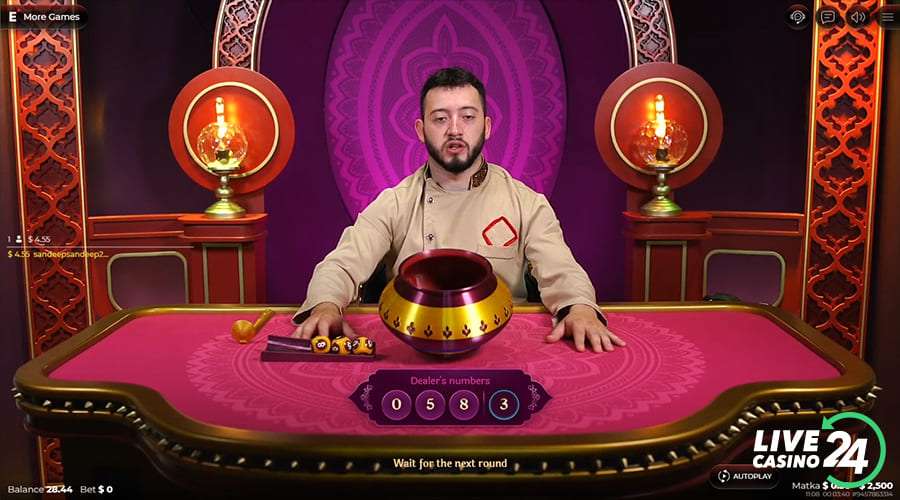 First step in playing Matka Live casino game