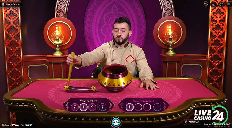 Fourth step in playing Matka Live casino game