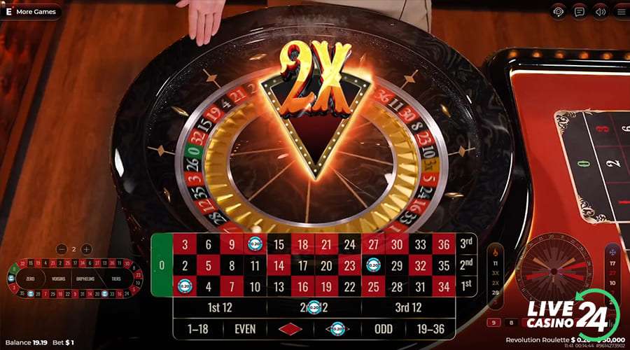 Terceiro passo para jogar o jogo de cassino ao vivo Revolution Roulette