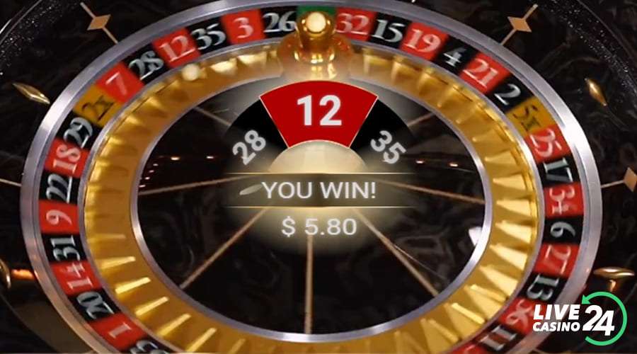Quinto passo para jogar Revolution Roulette ao vivo no cassino