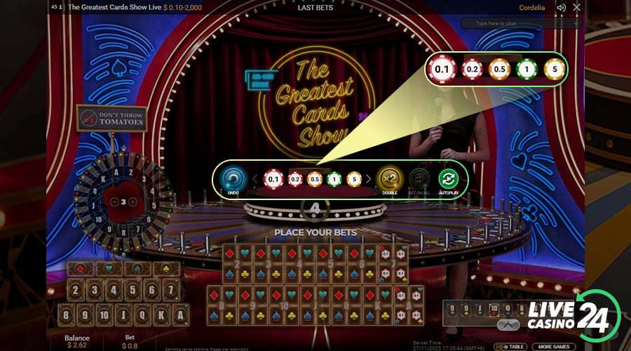 Primeiro passo para jogar The Greatest Cards Show