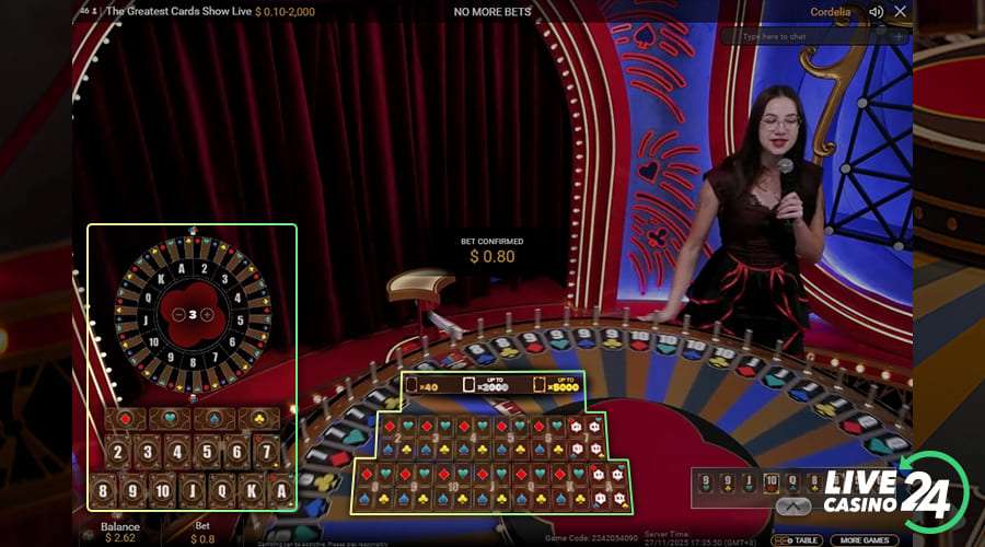 Segundo passo para jogar The Greatest Cards Show