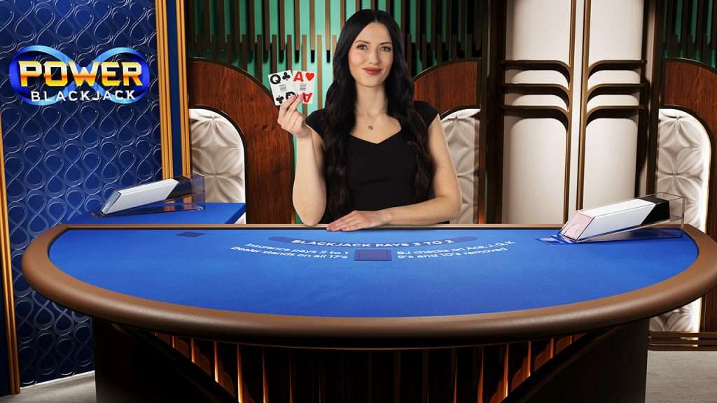 live power blackjack table