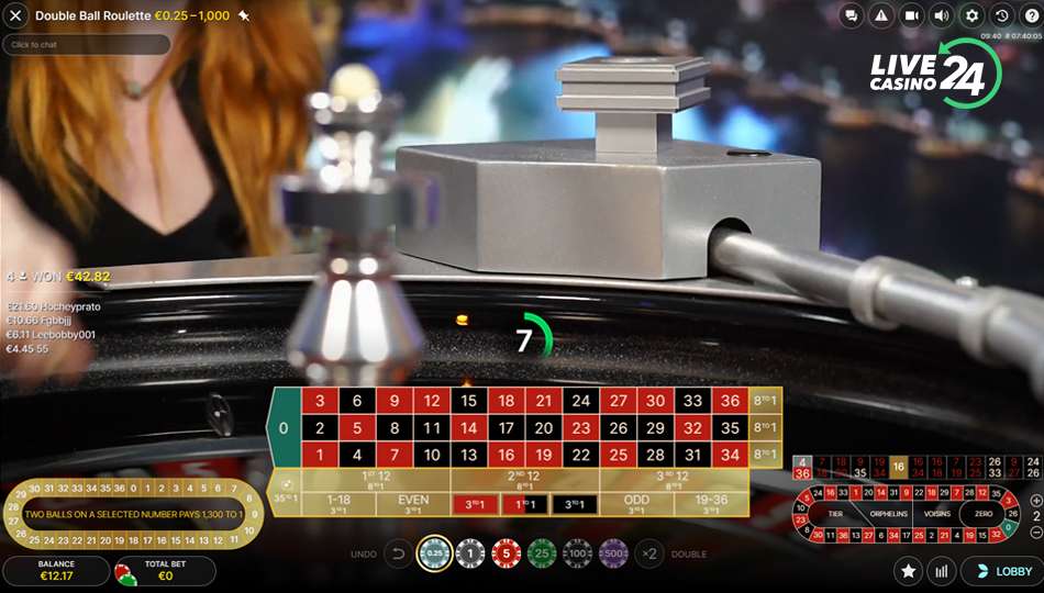 Double Ball roulette launch device