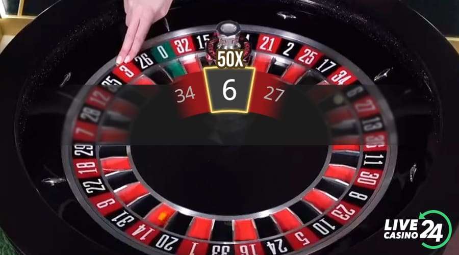 Quarto passo para jogar o jogo de cassino ao vivo Ultra Roulette