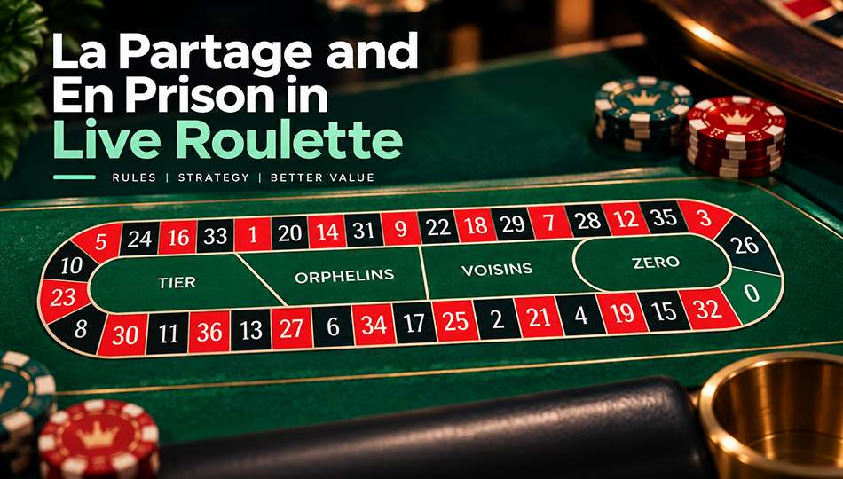 Cabeçalho “La Partage en En Prison” do Livecasino24